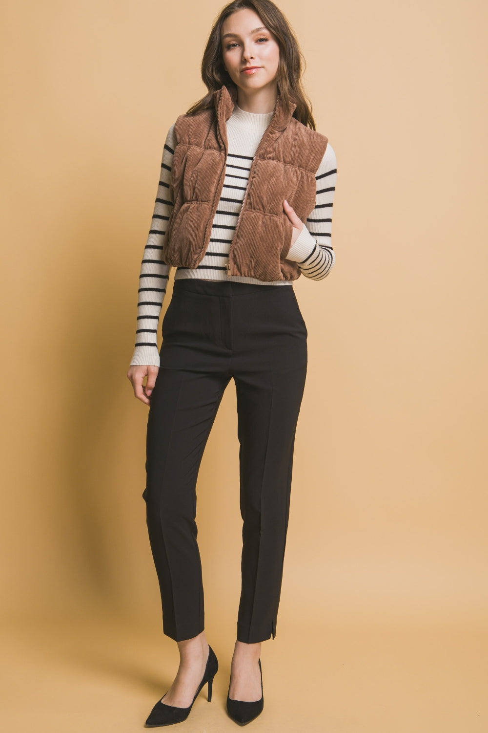 Cocoa Corduroy Vest