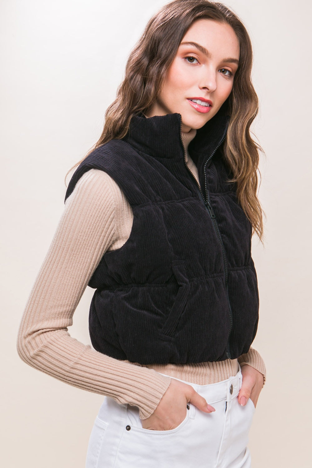 Cocoa Corduroy Vest