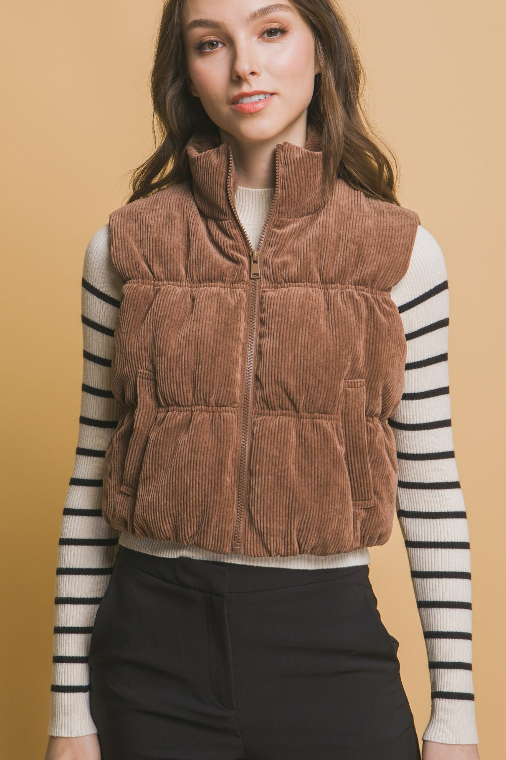 Cocoa Corduroy Vest