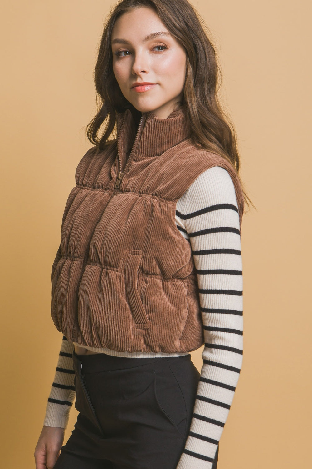 Cocoa Corduroy Vest