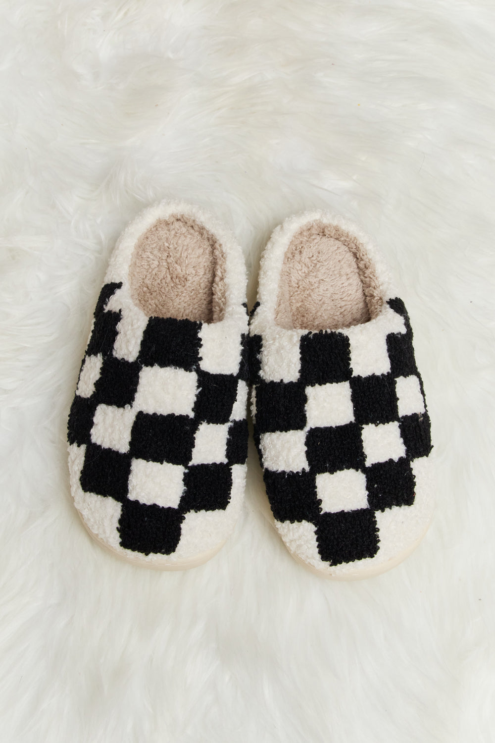 Poppy Checkered Slippers