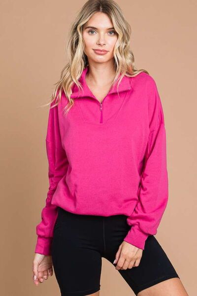 Penelope Half Zip Sweatshirt