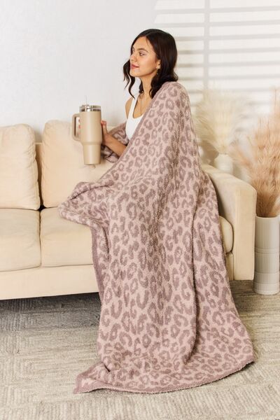 Leopard Print Throw Blanket