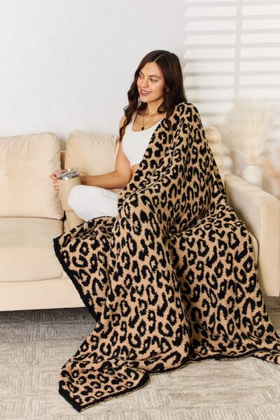 Leopard Print Throw Blanket