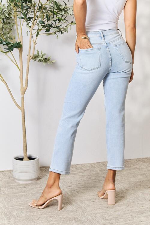 Annalise High Waist Straight Jeans