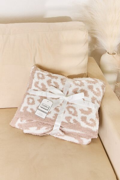 Leopard Print Throw Blanket