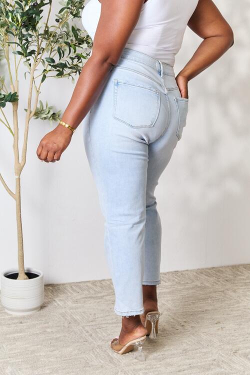 Annalise High Waist Straight Jeans