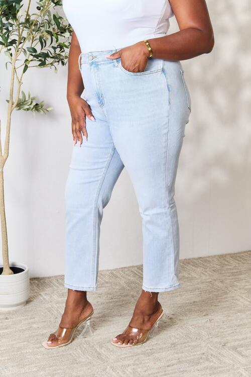 Annalise High Waist Straight Jeans