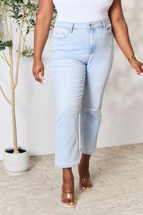 Annalise High Waist Straight Jeans