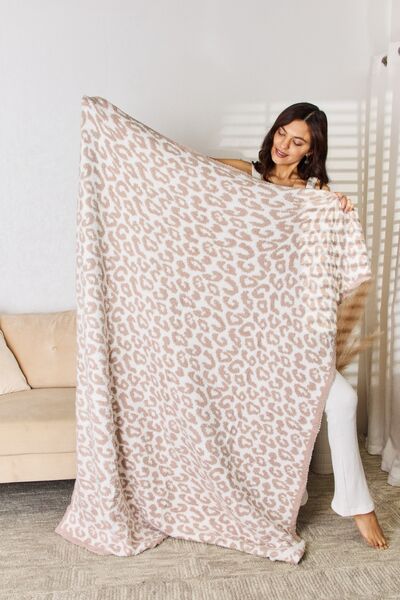 Leopard Print Throw Blanket