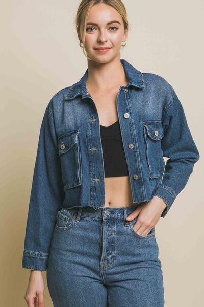 Dylan Cropped Denim Jacket